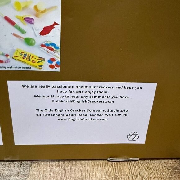 Olde English Cracker Company * 10 CRACKERS POPPERS * Spode Christmas Tree, NEW - Picture 3 of 8